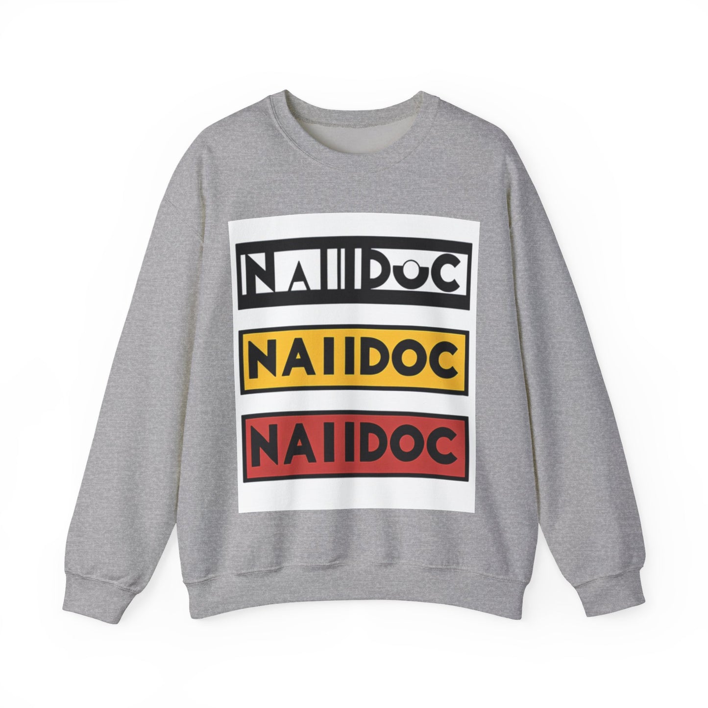 NAIDOC Inspired Crewneck Unisex Sweatshirt,, Comfy Casual Wear, Perfect for NAIDOC Week- Ally Friendly