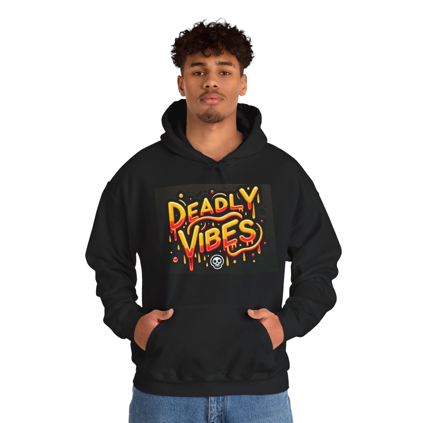 Deadly Vibes Hoodie - Unisex Heavy Blend-MOB