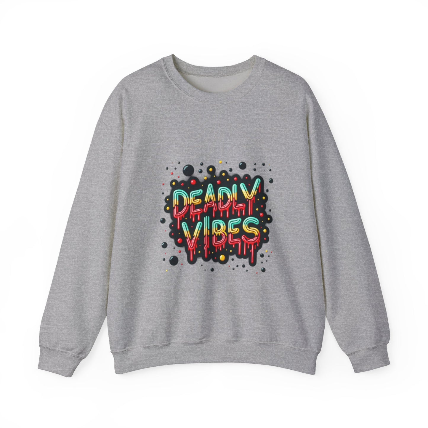 Deadly Vibes- Unisex Crewneck Sweatshirt-MOB