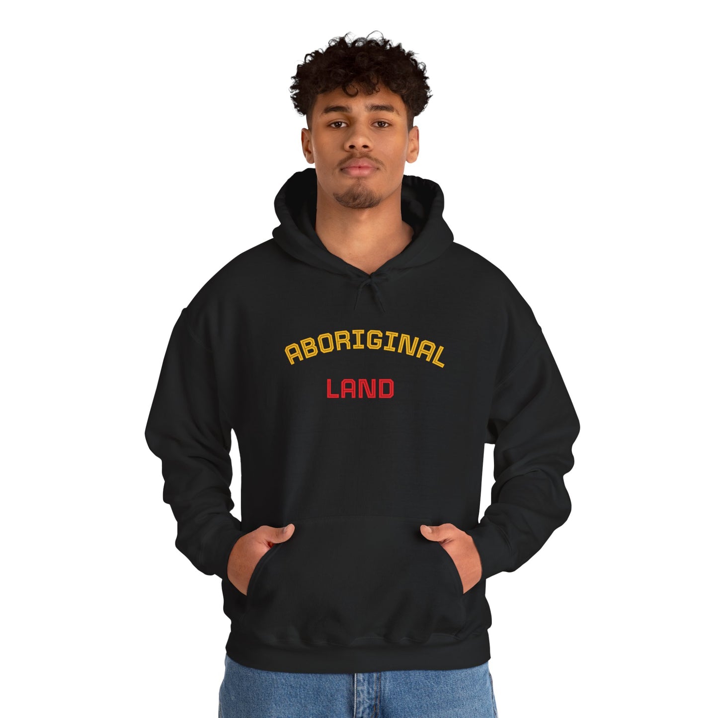 Aboriginal Land Hoodie | Unisex Heavy Blend Sweatshirt -MOB