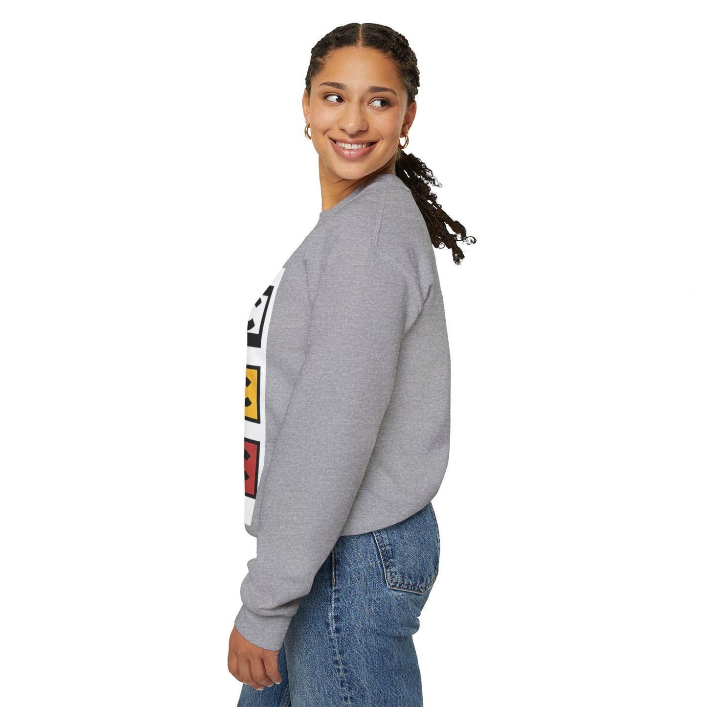 NAIDOC Inspired Crewneck Unisex Sweatshirt,, Comfy Casual Wear, Perfect for NAIDOC Week- Ally Friendly