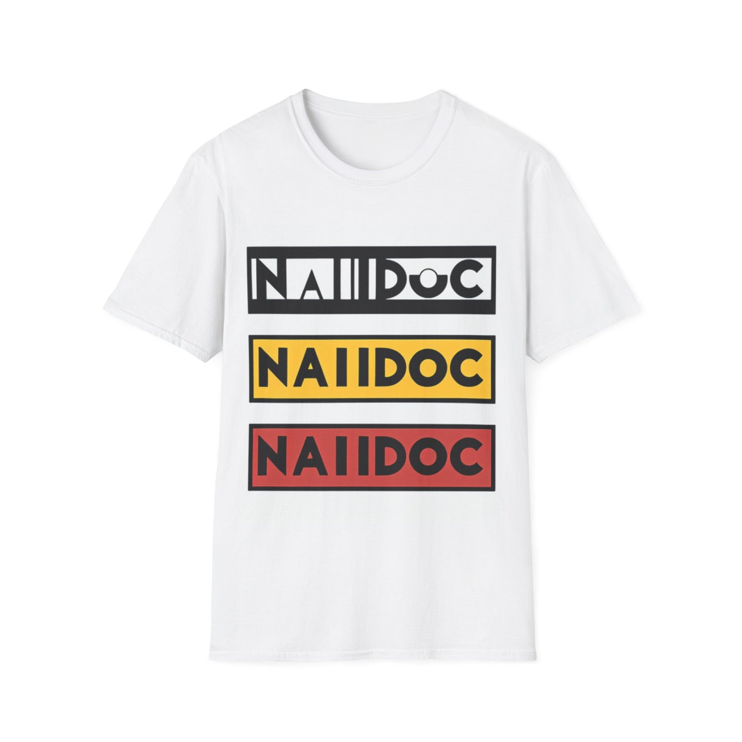 NAIDOC Celebration Unisex Softstyle T-Shirt-Ally Friendly
