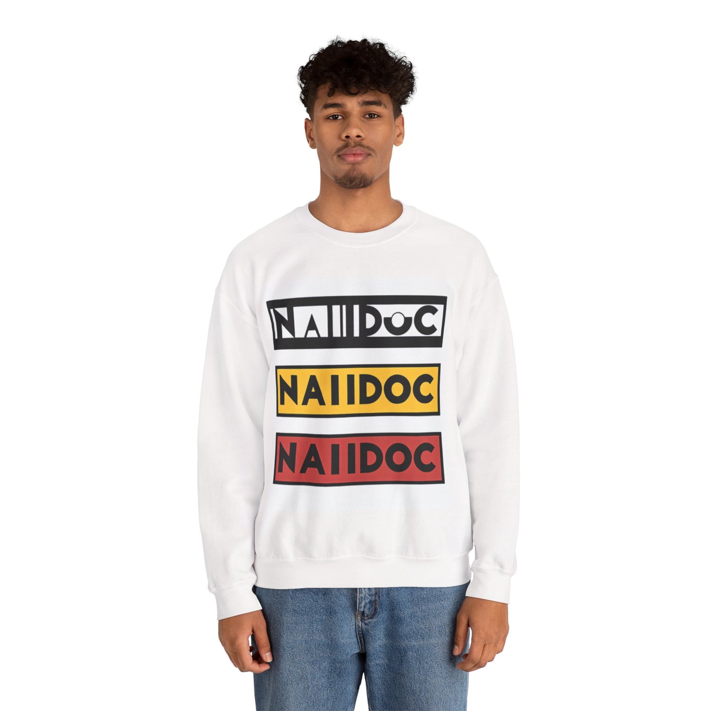 NAIDOC Inspired Crewneck Unisex Sweatshirt,, Comfy Casual Wear, Perfect for NAIDOC Week- Ally Friendly