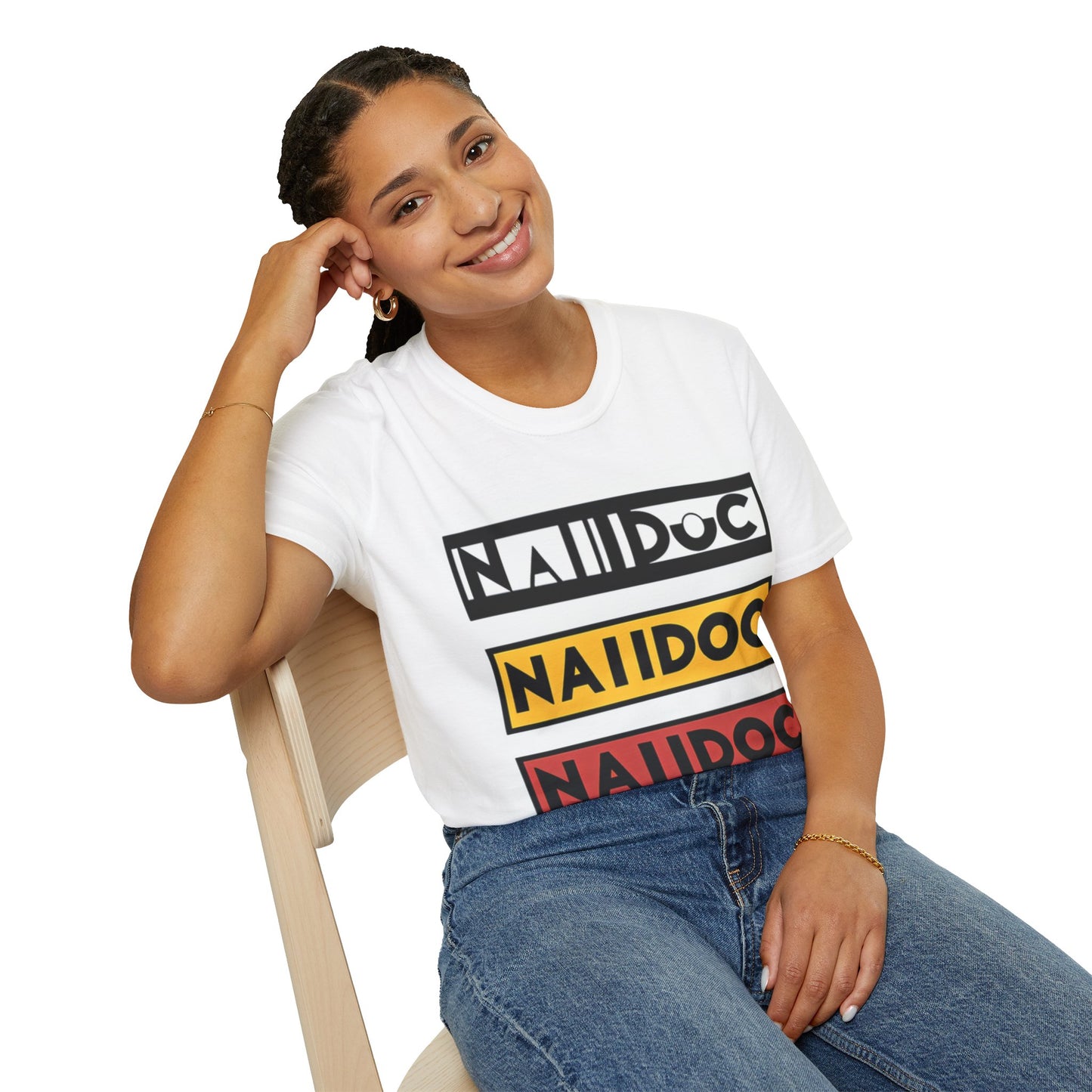 NAIDOC Celebration Unisex Softstyle T-Shirt-Ally Friendly