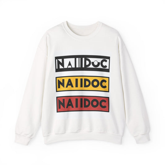 NAIDOC Inspired Crewneck Unisex Sweatshirt,, Comfy Casual Wear, Perfect for NAIDOC Week- Ally Friendly