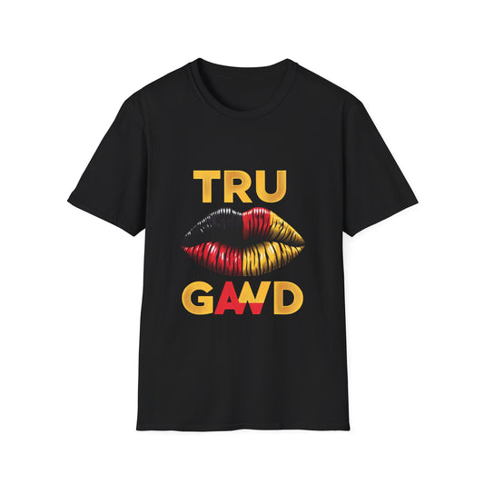 Tru Gawd Lip Print T-Shirt-MOB