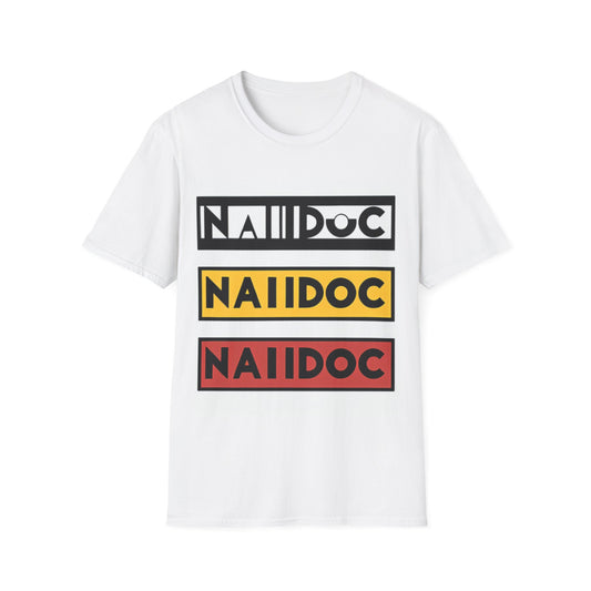 NAIDOC Celebration Unisex Softstyle T-Shirt-Ally Friendly