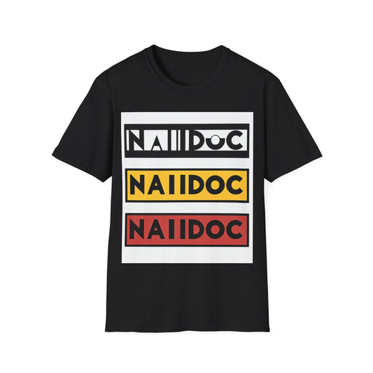 NAIDOC Celebration Unisex Softstyle T-Shirt-Ally Friendly